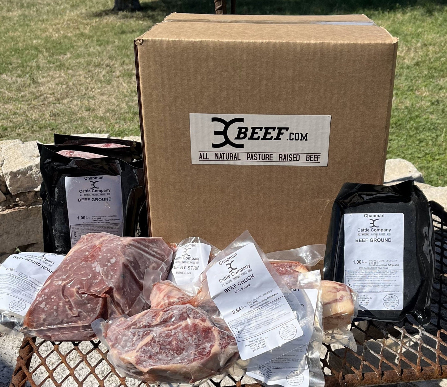 
                  
                    Chapman 3C Cattle Company Beef Subscription 10lbs. Box Beef Subscription Beef Box Subscription
                  
                