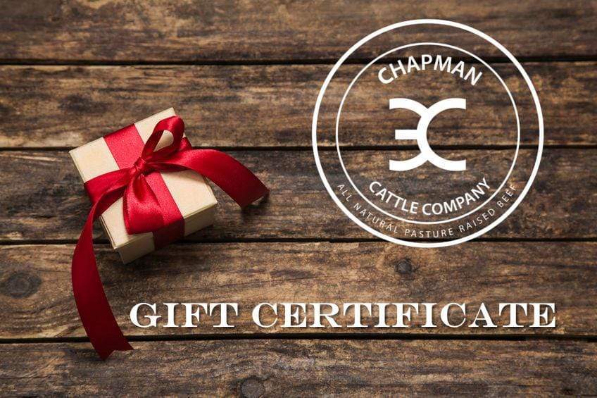 Chapman 3C Cattle Company Gift Card Gift Card